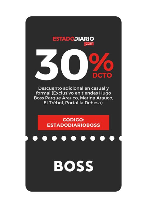 cupon descuento hugo boss